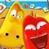 Larva Cartoon paint by number