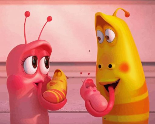 Larva Cartoon Series paint by number