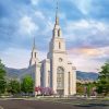 Layton Utah Temple paint by numbers