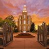 Logan Utah Temple paint by number