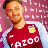 Matty Cash Aston Villa paint by number