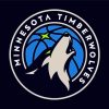 Minnesota Timberwolves Logo paint by number