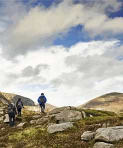 Mourne Mountain paint by number