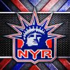 New York Rangers Logo paint by number