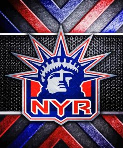 New York Rangers Logo paint by number