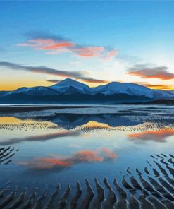 Northern Ireland Mourne Mountains paint by number