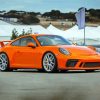 Orange Porsche 911 paint by number