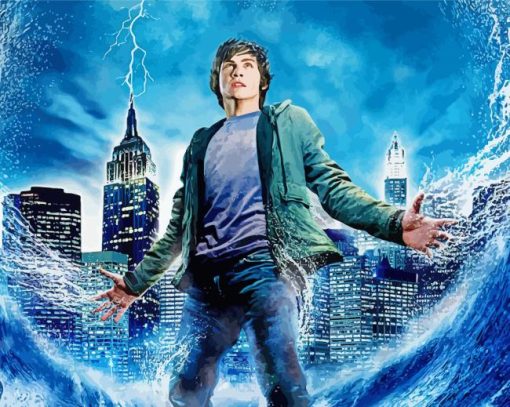 Percy Jackson Movie Character paint by number