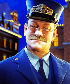 Polar Express Tom Hanks Character paint by number