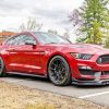 Red Ford Shelby GT350 paint by number