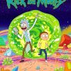 Rick And Morty Animation Poster paint by number