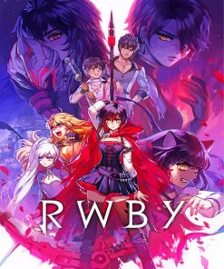 Rwby Anime Poster paint by number