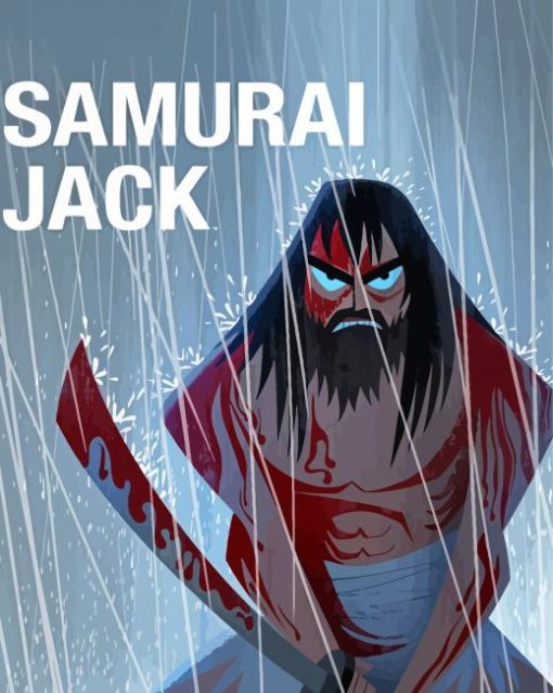 Samurai Jack Poster paint by number