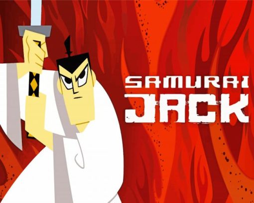 Samurai Jack paint by number