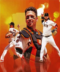 San Francisco Giants Players paint by numbers