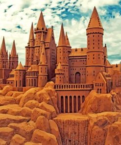 Sand Castle World paint by number