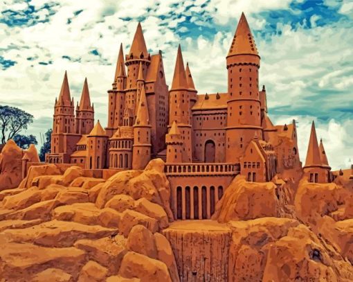 Sand Castle World paint by number