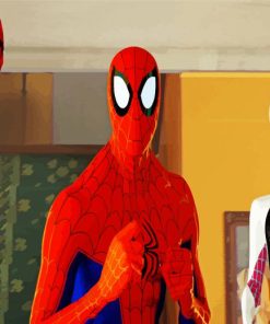 Spider Man Into The Spider Verse paint by number