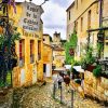 St Emilion Street France paint by number