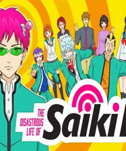 The Disastrous Life Of Saiki K Poster paint by number