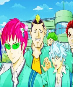 The Disastrous Life Of Saiki K paint by number