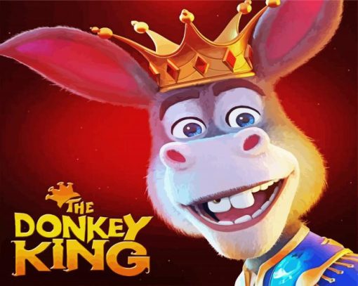 The Donkey King Poster paint by number