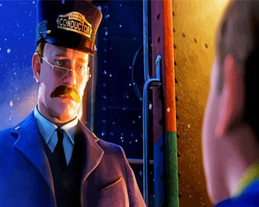 The Polar Express Film Movie paint by number