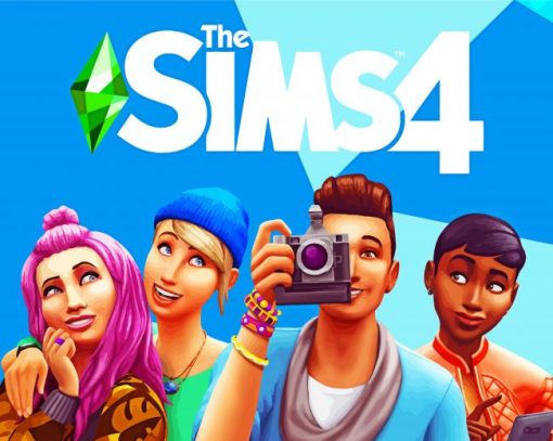 The Sims 4 Poster paint by number