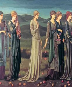 The Wedding Of Psyche By Edward Burne Jones paint by number