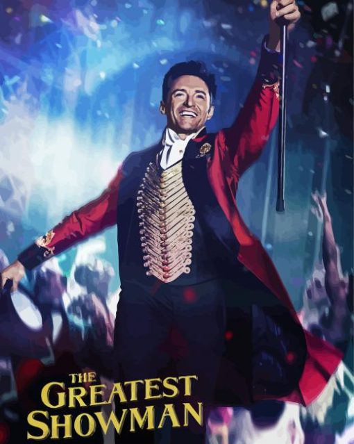 The Greatest Showman paint by number