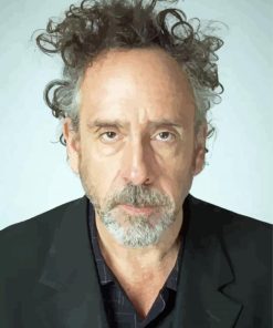 Tim Burton Film Director paint by number