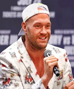 Tyson Fury paint by number