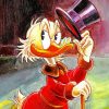 Uncle Scrooge Cartoon Character paint by number