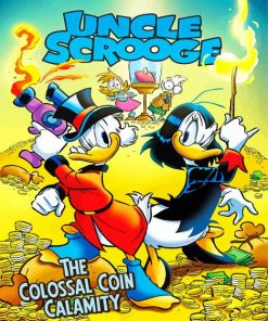 Uncle Scrooge Disney Poster paint by number