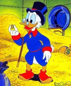 Uncle Scrooge Mcduck paint by number