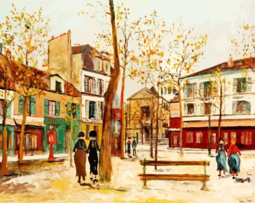 Utrillo Art paint by number