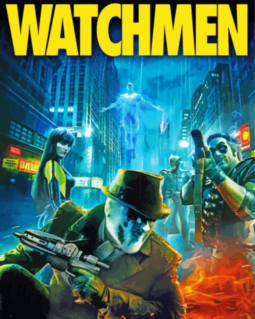 Watchmen Movie Characters paint by number