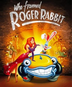 Who Framed Roger Rabbit Movie Poster paint by number