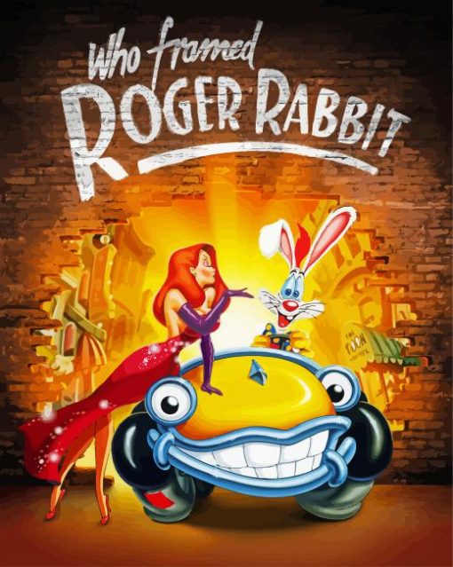 Who Framed Roger Rabbit Movie Poster paint by number