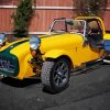 Yellow Caterham Car paint by number