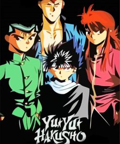 Yu Yu Hakusho Poster paint by number