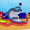 Zig And Sharko Cartoon paint by number