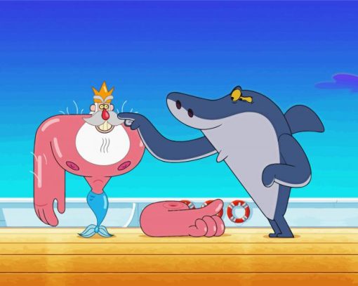 Zig And Sharko Series paint by number