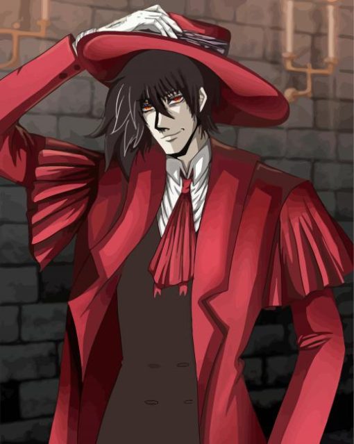 Alucard Hellsing Anime paint by number