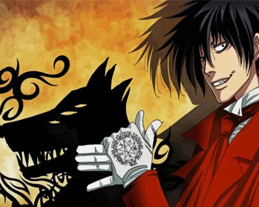 Alucard Hellsing Series paint by number