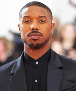 American Actor Michael B Jordan paint by number