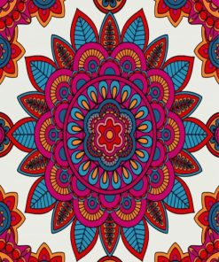 Boho Mandala paint by numbers