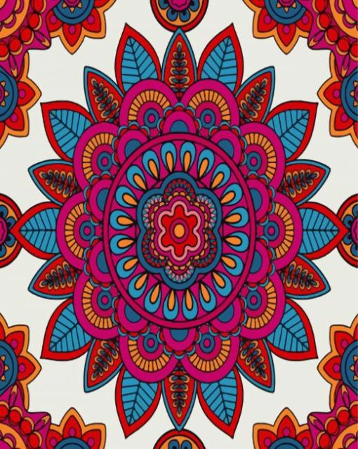 Boho Mandala paint by numbers