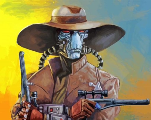 Cad Bane Art paint by number