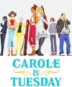 Carole And Tuesday Poster paint by number